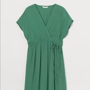 XS H&M MAMA Green Dress